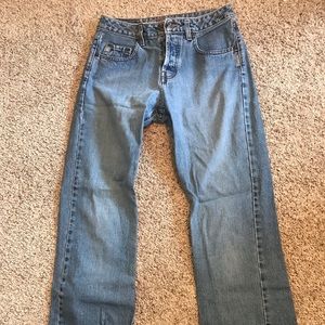 Silver jeans button fly. Ladies 29